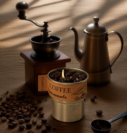 Coffee Bean Latte Aromatherapy Candle - FreudsAroma
