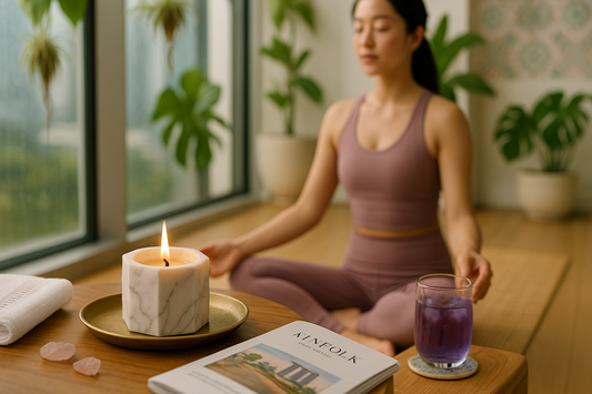 Lavender Aromatherapy Candle - FreudsAroma